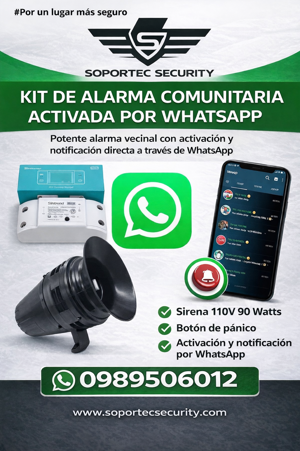 Alarma Comunitaria por WhatsApp