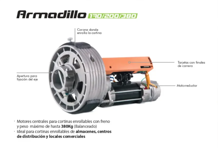 Motor Armadillo Accesmatic 200kg - Imagen 2