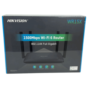 Router Hikvision Ds-3wr18x / Wireless Wifi 6 / Gigabit Dual / 5 Antenas De Alta Ganancia (1800mbps)