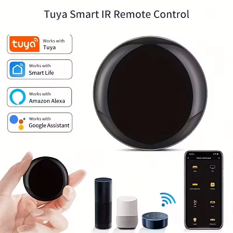 CONTROLADOR UNIVERSAL IR + RF – TUYA SMART – WIFI – ALEXA – GOOGLE HOME