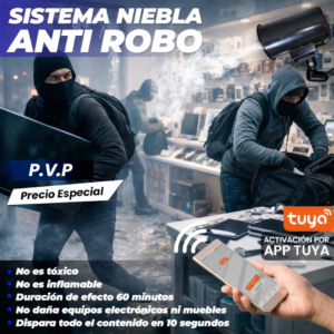 Sistema Niebla Anti Robo Tuya
