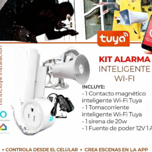 Kit Alarma Inteligente WiFi Tuya 20w